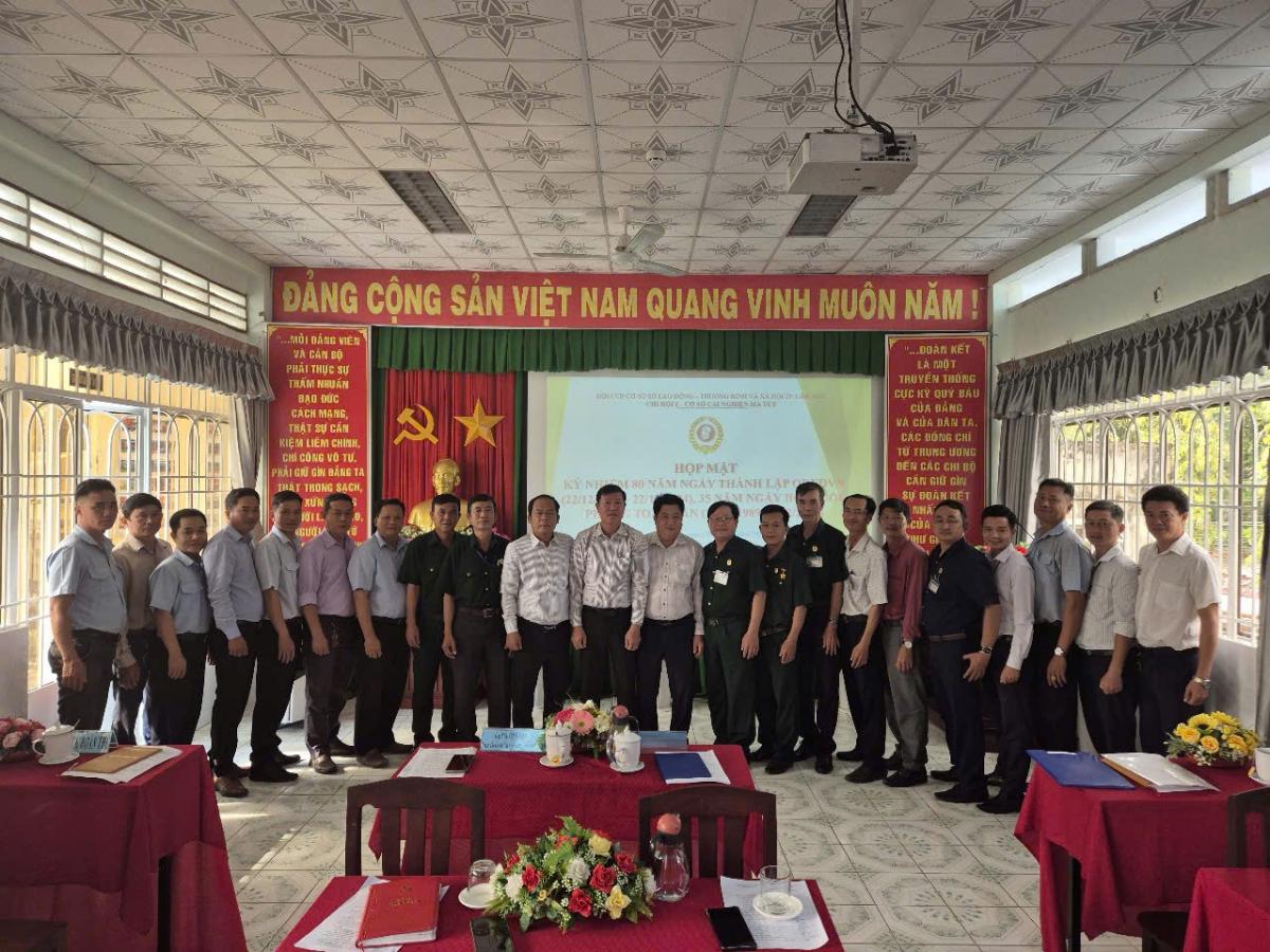 Chi hội Cựu chiến binh tổ chức Họp mặt kỷ niệm 80 năm Ngày thành lập Quân độ nhân dân Việt Nam