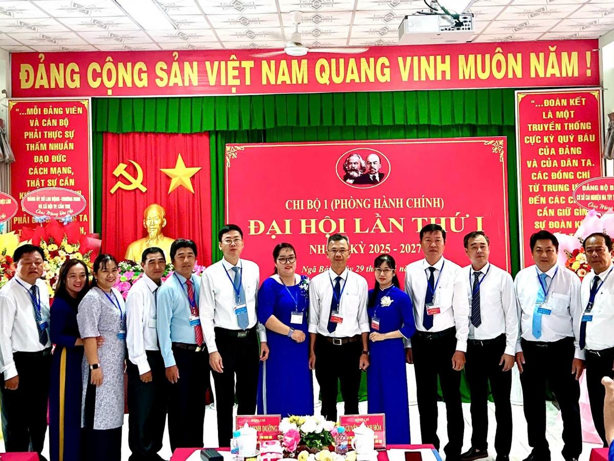 Đại hội Điểm Chi bộ 1 (phòng Hành chính) lần thứ I, nhiệm kỳ 2025 - 2027