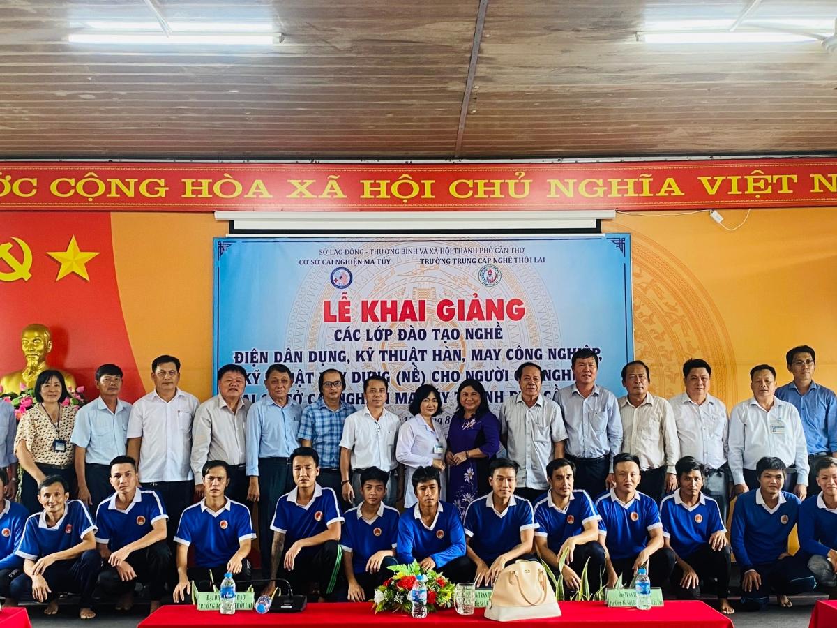 Khai giảng 05 lớp sơ cấp nghề cho người cai nghiện (đợt 2)