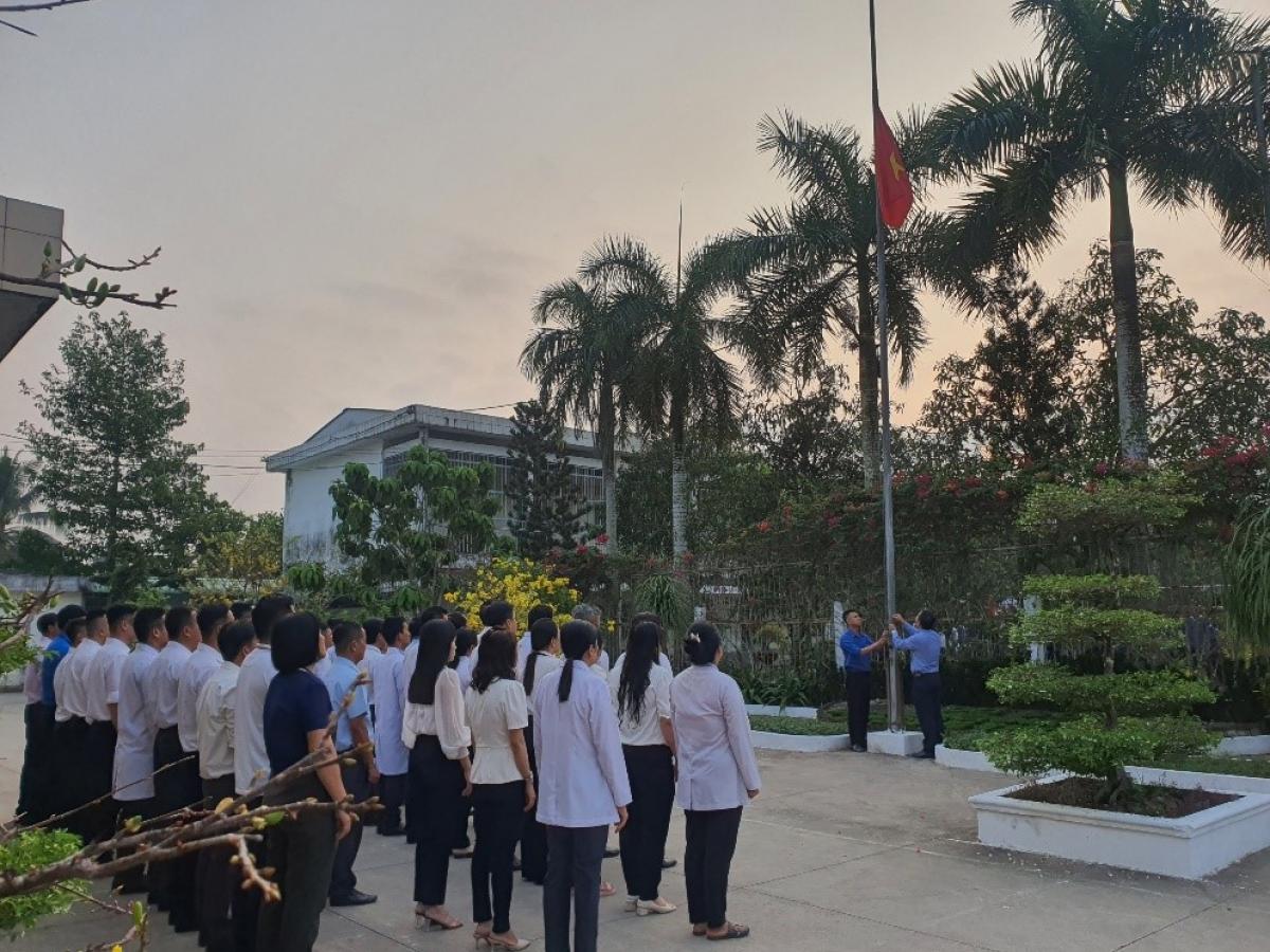 Lễ chào cờ đặc biệt tại Cơ sở