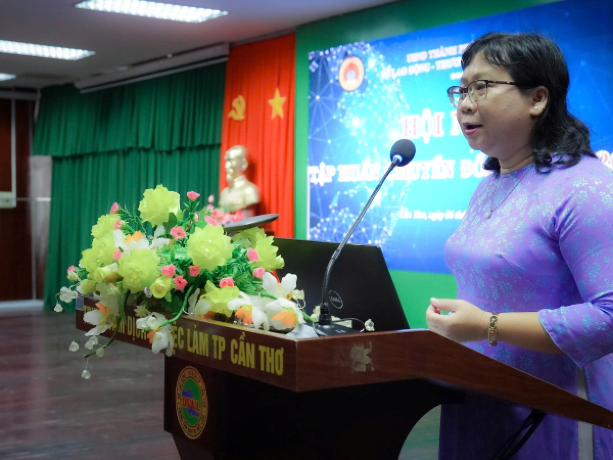 Sở Lao động - Thương binh và Xã hội tổ chức Hội nghị Tập huấn Chuyển đổi số năm 2024