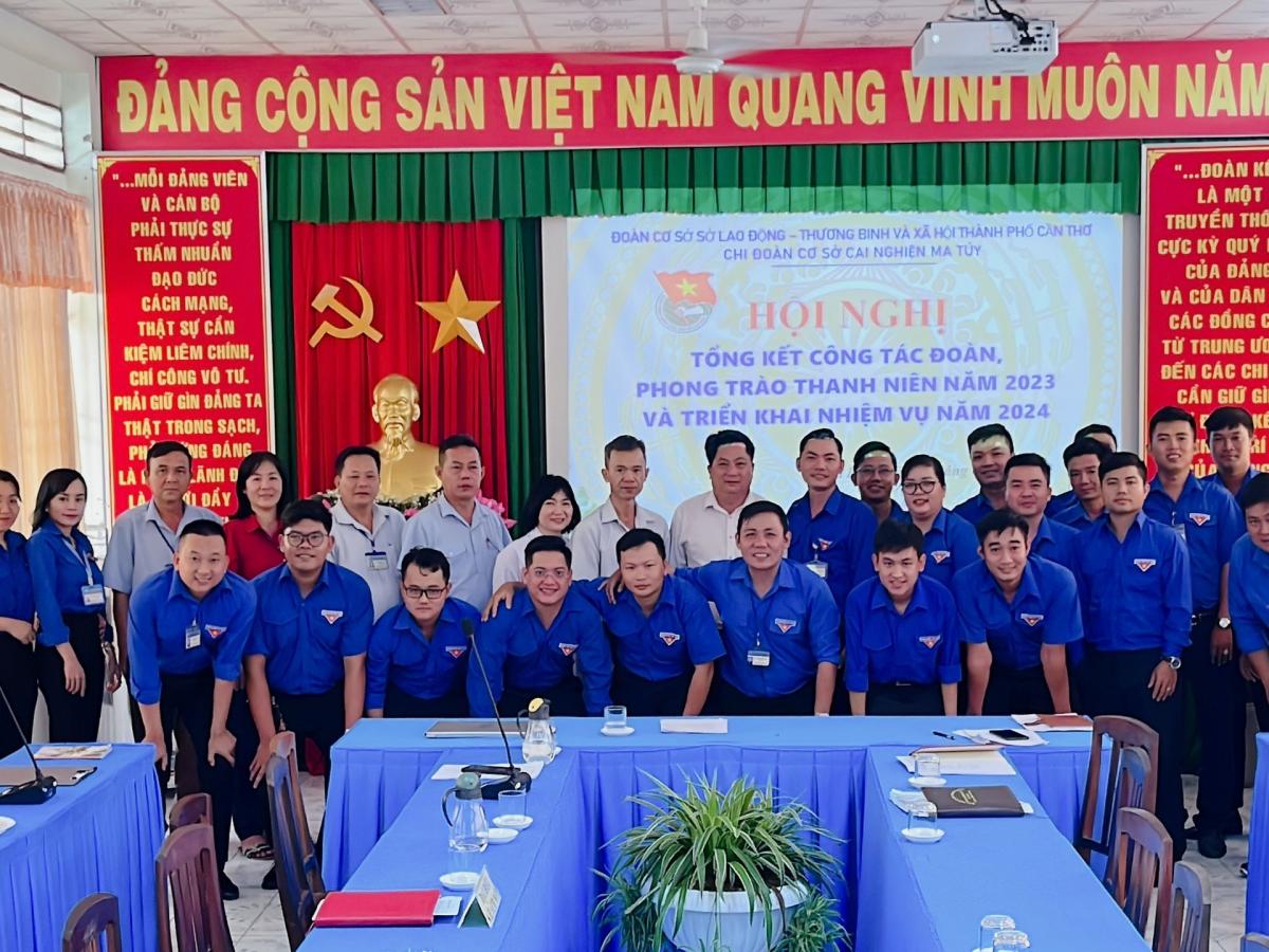 Tổ chức Hội nghị Tổng kết Chi đoàn Cơ sở Cai nghiện ma túy thành phố Cần Thơ năm 2023